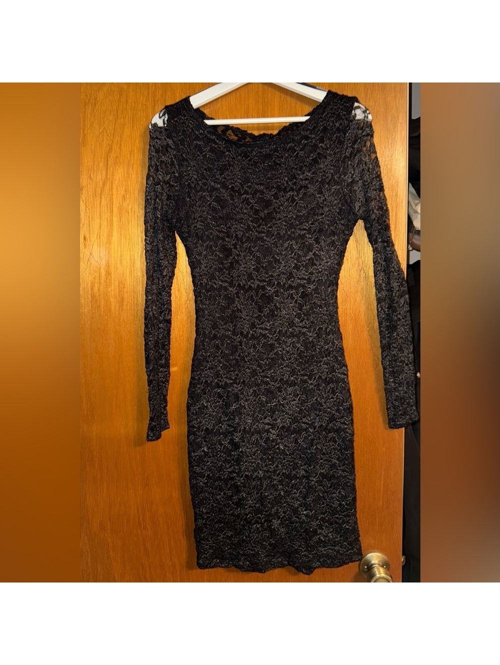 Bisou bisou Black Lace Dress